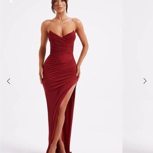 Baby Boo Fashion GIOVANNA MAXI DRESS - WINE